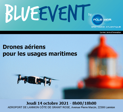 Blue Event Drone