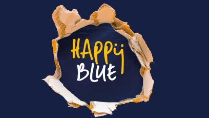 happy blue