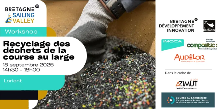 Atelier pratique recyclage des déchets dans la course au large