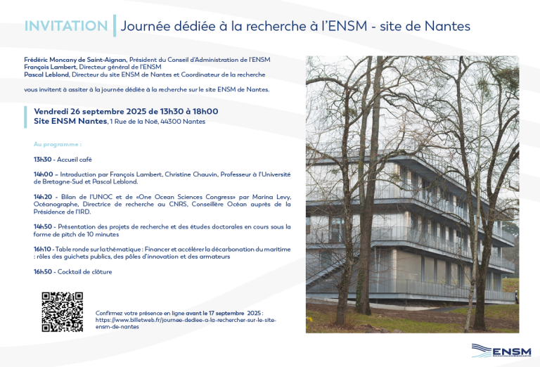 Journée recherche ENSM