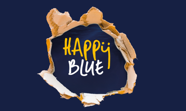 happy blue